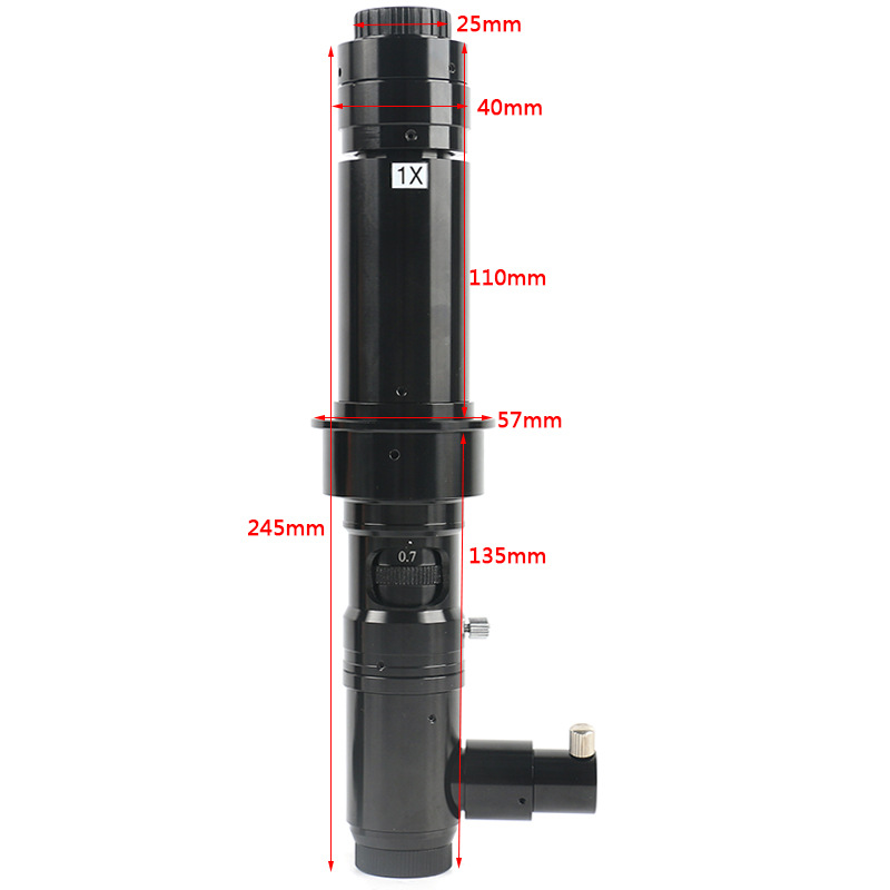 CCD CMOS 工业光学显微镜相机 同轴光 光学 300倍 C mount  镜头