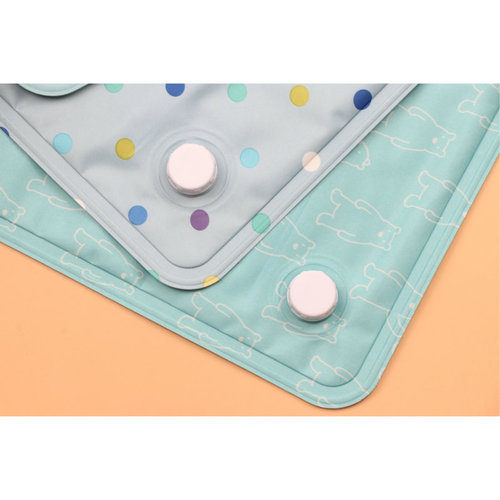 Ice Pad Seat Cushion Car Ice Crystal Water Pad Water-Free Cooling Device Inflatable Ice-Cool Pillow Student Water Bag