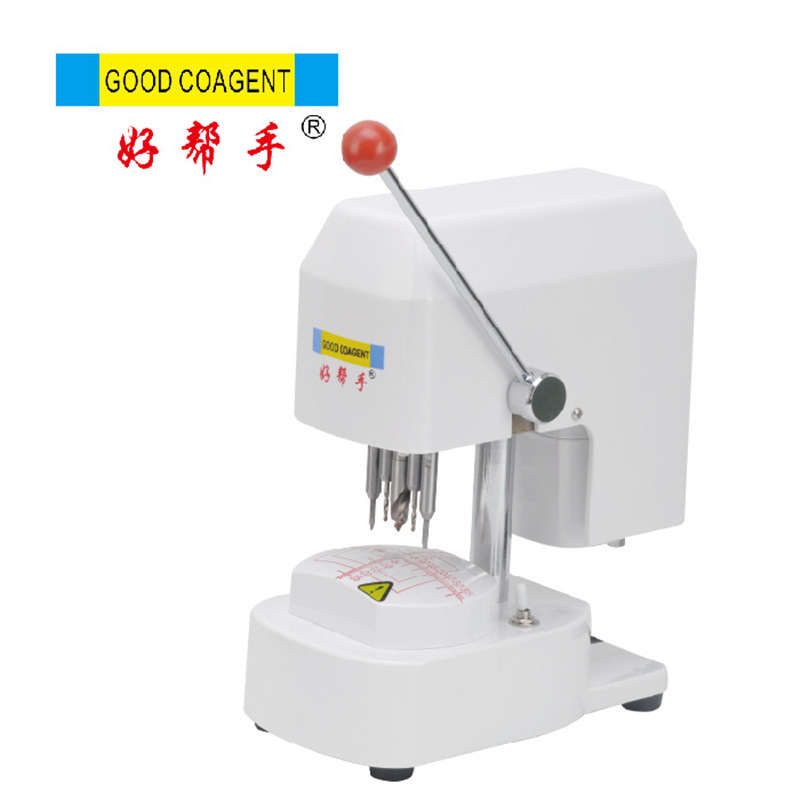 Un buen ayudante para el equipo de gafas, CP-10C, plantilla de gafas, perforadora de lentes, perforadora de tres orificios, perforadora de tres ojos