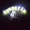 Garden lights solar-powered stainless steel, street decorations for gazebo