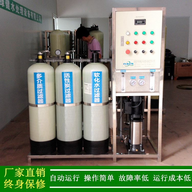 250L/H纯水设备 小型纯净水设备 反渗透水处理设备