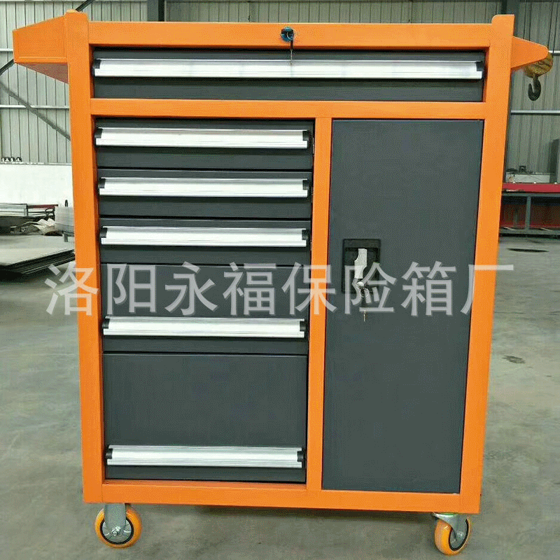 厂家供应 移动工具车 多功能五金抽屉式工具柜 工具车零件柜