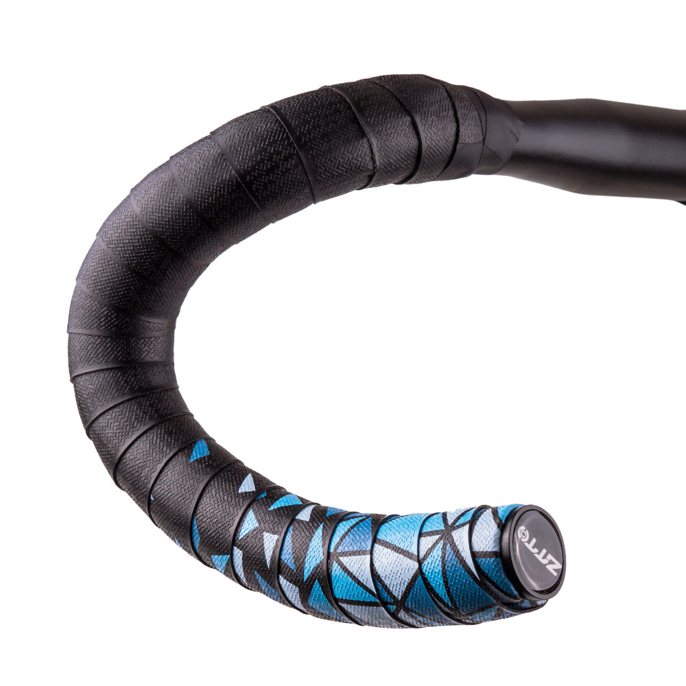 ZTTO cinturón de manillar de bicicleta de carretera EVA PU cinturón de bicicleta antideslizante transpirable transpirable cinturón de agarre de degradado de 3 colores