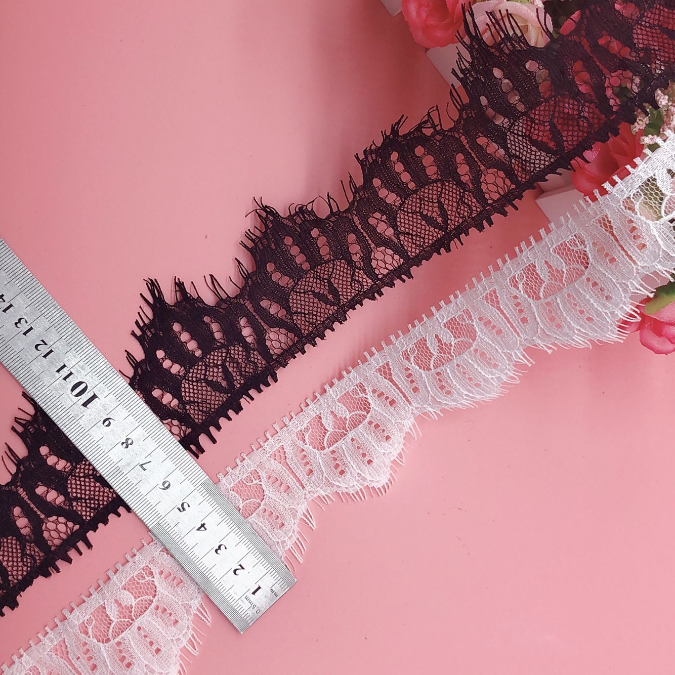 热卖内衣蕾丝花边欧美时尚辅料蕾丝花边823#宽度5cm睫毛小边