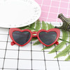 Cute trend sunglasses heart shaped, glasses heart-shaped solar-powered, suitable for import, European style