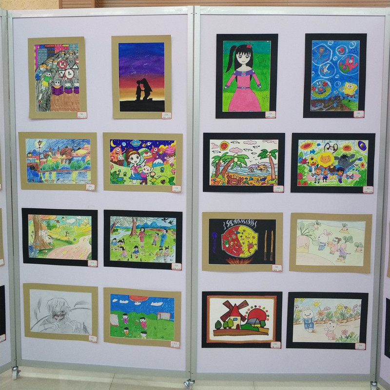 Simple Picture Frame Mounted Art Works Mounted 8 Open 4KA3a4 Children's Painting Cardboard Photo Frame Paper Frame