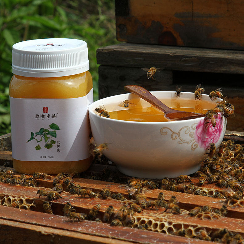 长白山椴树蜜500g野生蜂蜜无污染无添加成熟结晶雪蜜批发