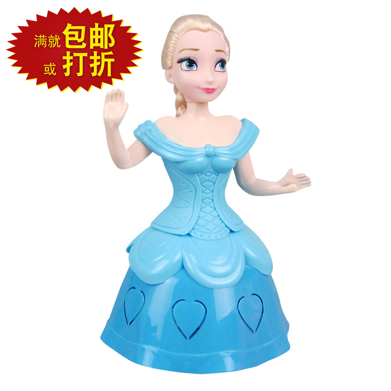 La nueva eléctrica universal princesa luz música giratoria niños se puede abrir puestos de mercado al por mayor venta Juguetes