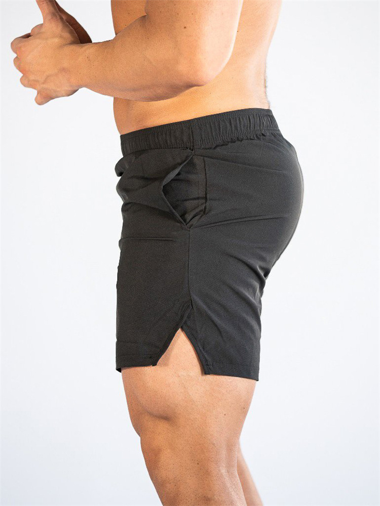 Comercio exterior de color sólido tablero ligero verano hombres pantalones cortos de fitness deportes casuales correr de secado rápido pantalones cortos de entrenamiento de baloncesto