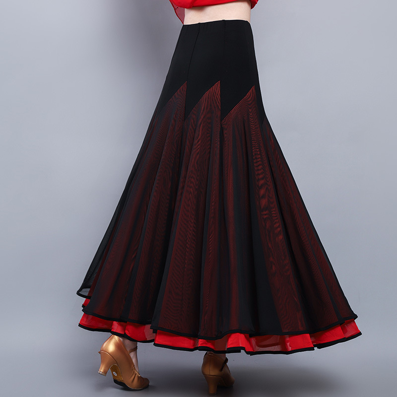ballroom dance skirts tango dance skirts for women Modern dance skirt Waltz national standard dance practice dress