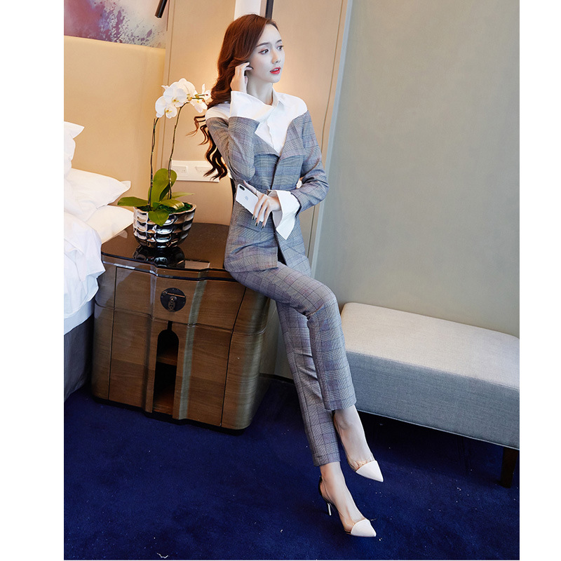 Costume femme en Mélange de coton - Ref 3334423 Image 5