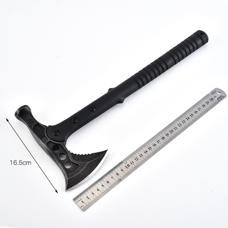 Stainless Steel Warrior Ax Outdoor Wilderness Mountaineering Ax Camping Multi-functional Survival Ax