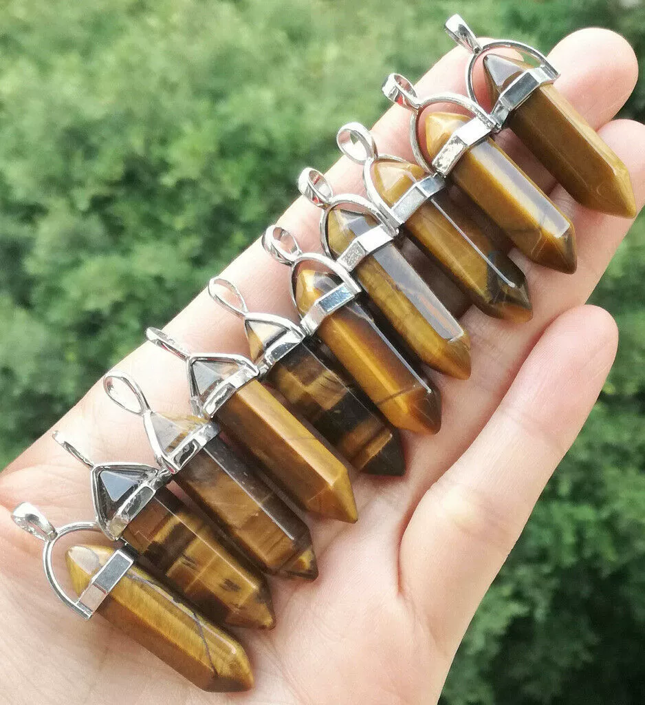 (Cross-border trading), organic accessory, hexagonal necklace, pendant, bullet, Aliexpress