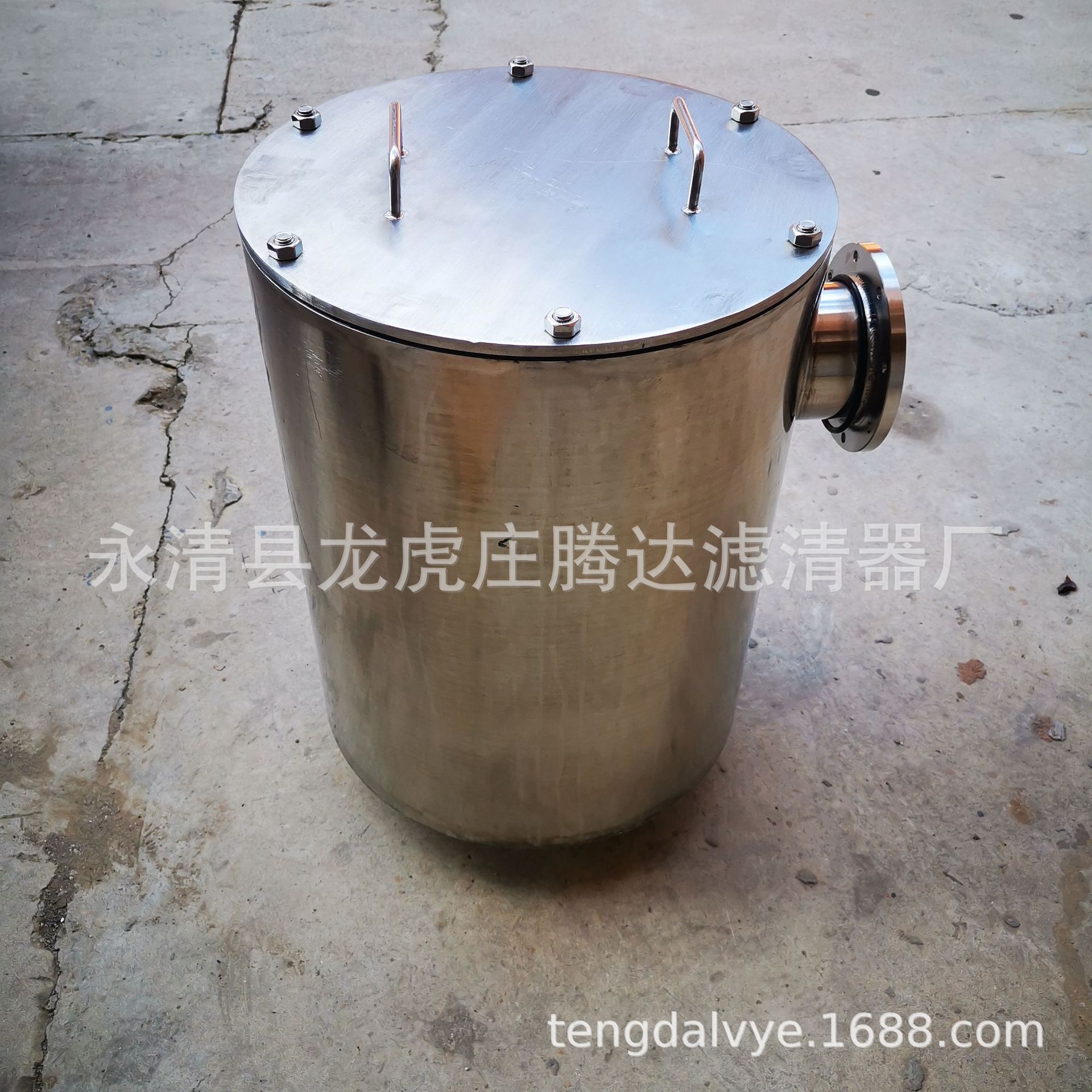 不锈钢真空泵进气过滤器管道过滤器