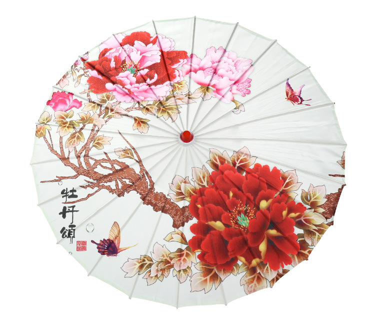 Wholesale of wedding product creative decorative umbrellas, handcrafted bamboo edge craft multi-color oil-paper umbrellas, scenic area event decorative umbrellas, dance prop umbrellas detail image 1