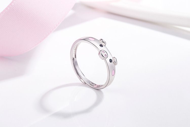 Korean version piggy copper ring wholesale