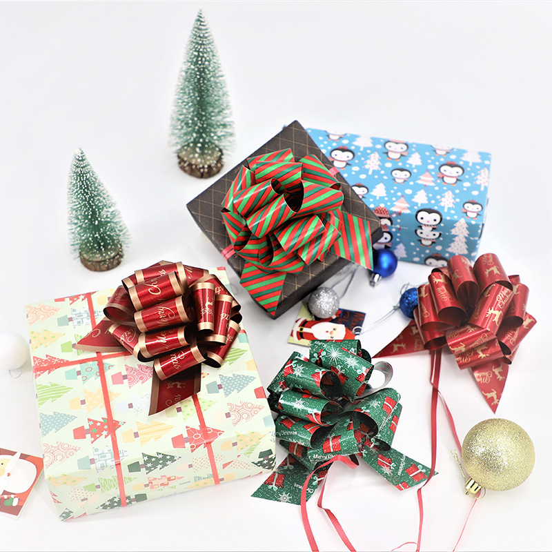 Hong Kong Garland bola ramo fresco cinta mariposa flor Año Nuevo regalo de Navidad caja de regalo decoración fuegos artificiales mano Garland