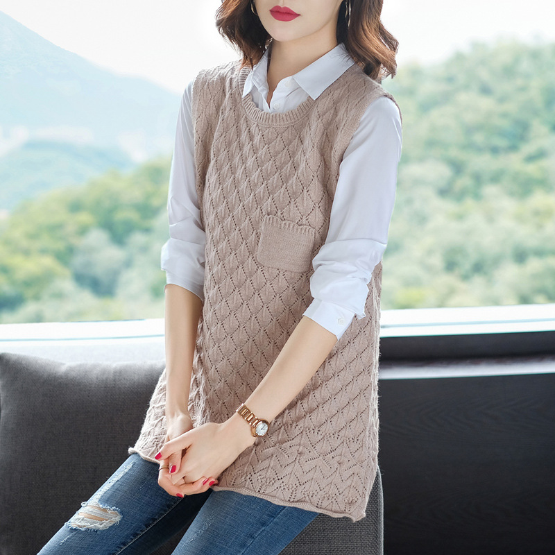 Gilet femme HIRONDELLE CHRYSALIDE en Tricot - Ref 3317243 Image 1