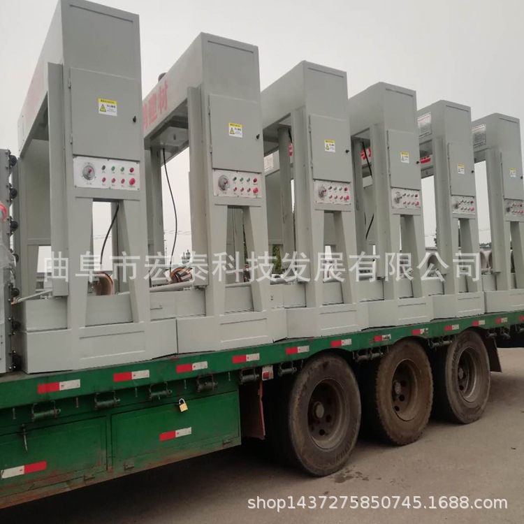 曲阜宏泰秸秆门定型冷压机 胶合板套门冷压机 50吨木工冷压机