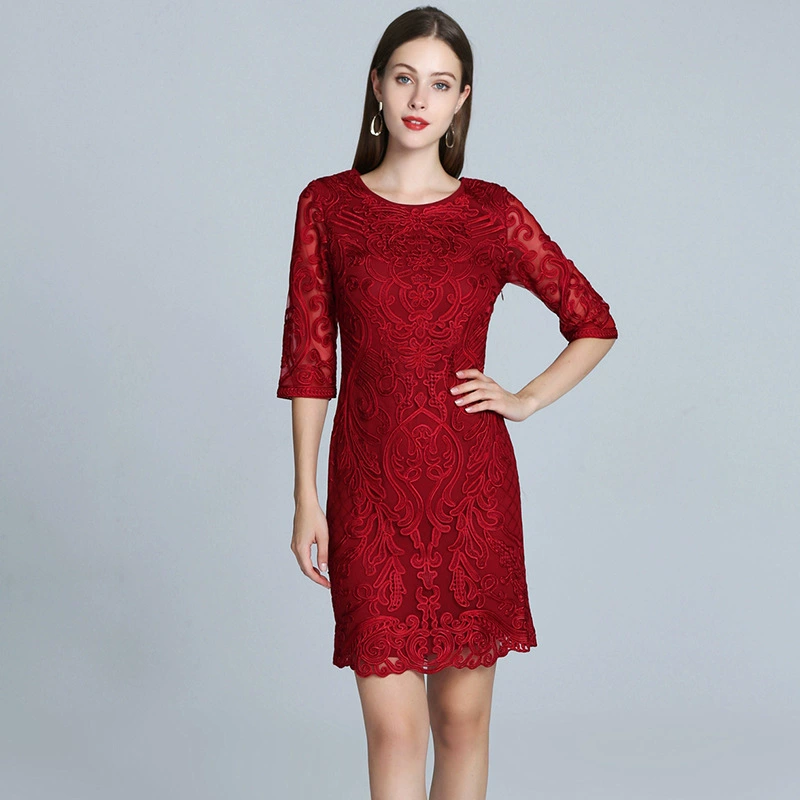 Специальное оформление Европа и США платье свадебное платье Мать Старый Плюс Размер Женская пластина цветок юбка поколение волос