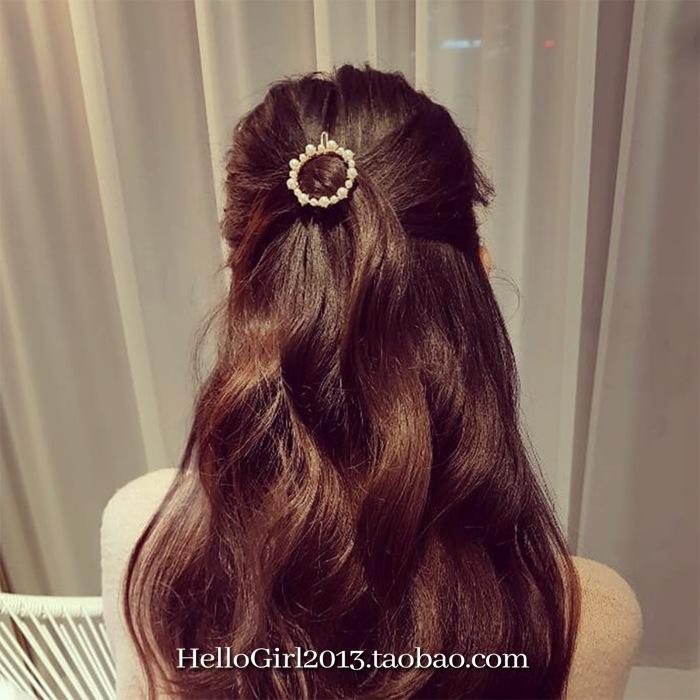 Fashion Elegant Pearl Hairpin display picture 2