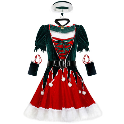  Christmas party cosplay Clothes New Year party sexy Christmas stage performance dresses for women