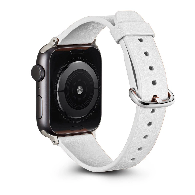 Классический кожаный ремешок на Apple Watch с пряжкой для SE/Series 1-7, совместимый с iWatch7 - 9 цветовых вариантов