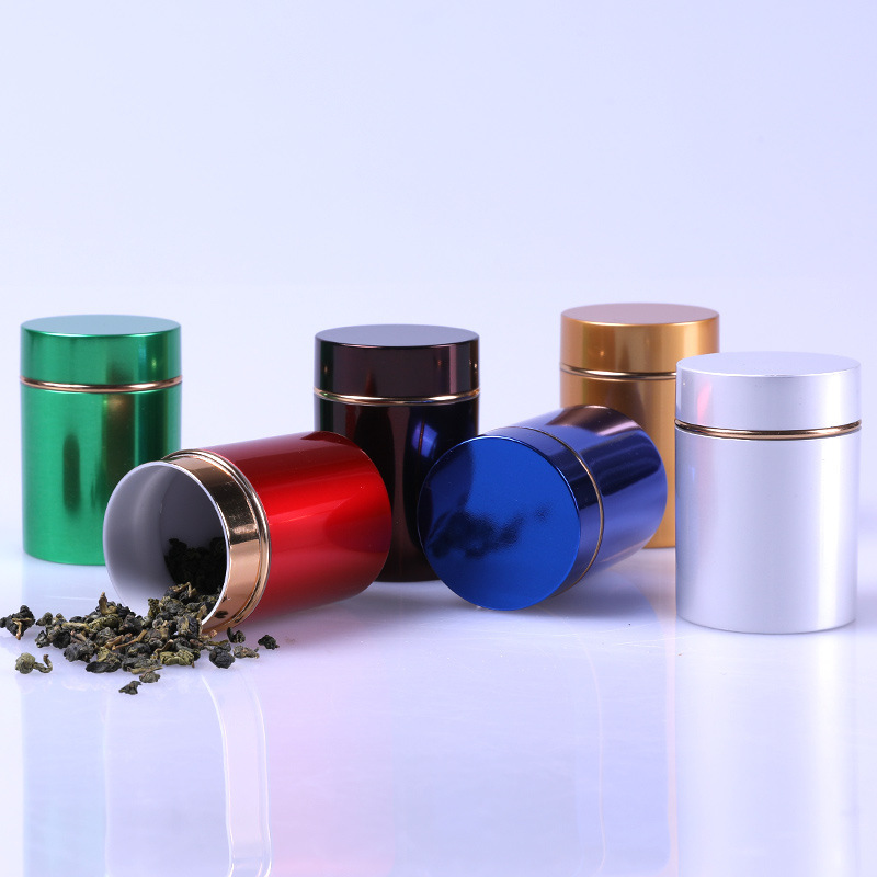 睫毛嫁接胶水包装瓶便携茶叶塑铝罐小茶叶罐 迷你10g茶叶包装礼盒