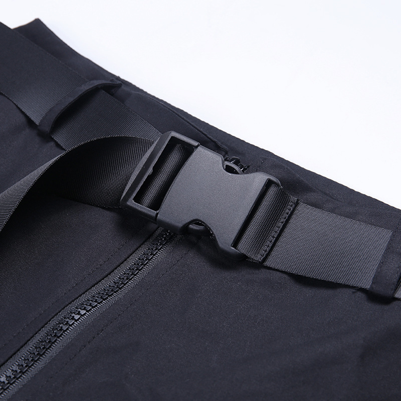 Casual Loose Multi-Pocket Zipper Pants NSGYB97771