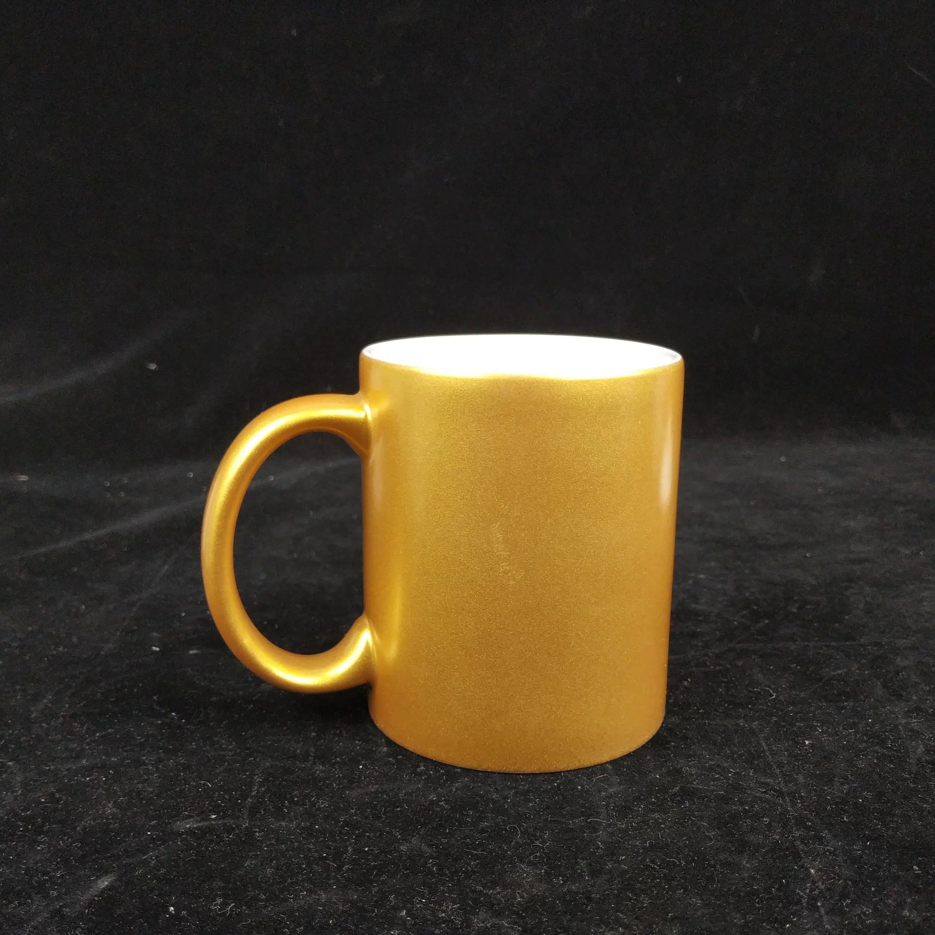 Печать фото керамическая чашка персонаж чашка A-класс 11oz цветной термоперенос чашка жемчужно-золотая и серебряная чашка