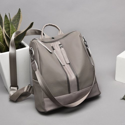 Oxford cloth backpack women's Korean version fashionable and versatile 2019 new trendy large-capacity bag women's casual backpack school bag
