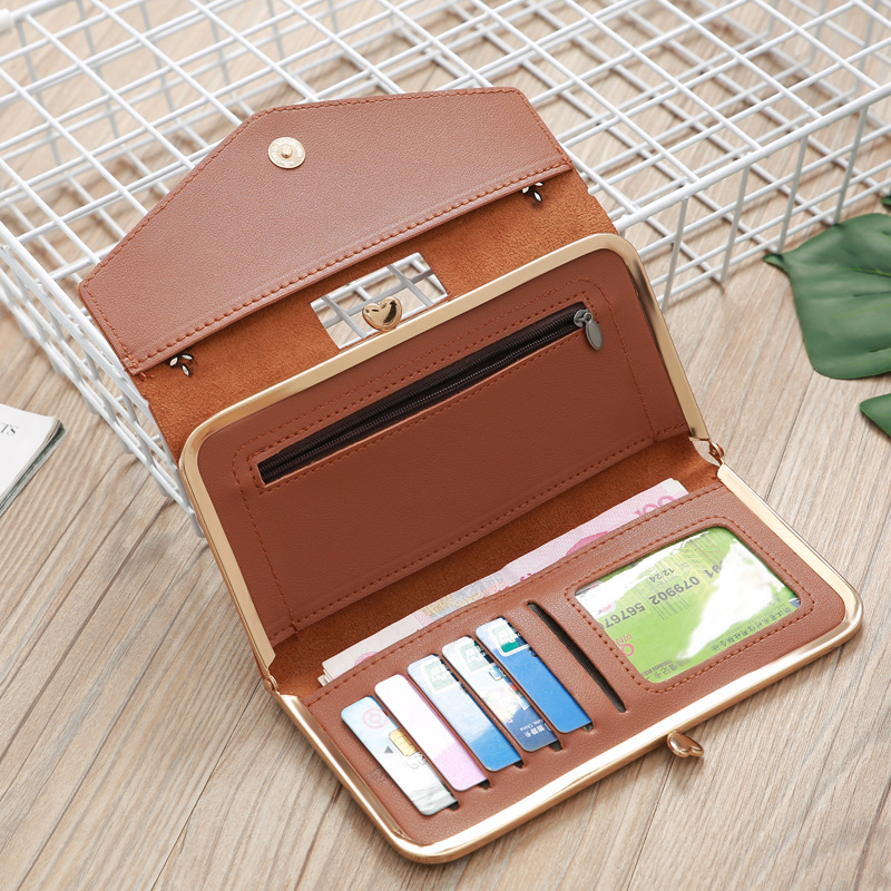 Korean Hollow Flower Long Clutch Bag Wholesale display picture 20