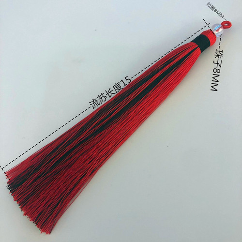 17cm long tassel pendant pendant tassel fan tassel accessories with loop ice silk tassel thread