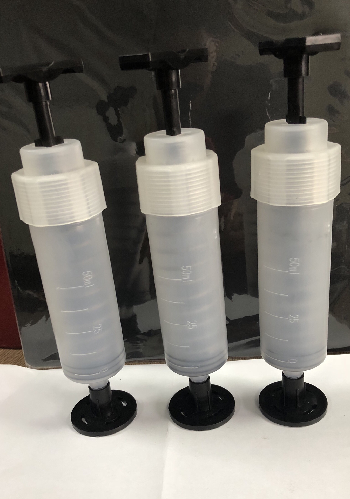 混凝土裂缝修补注射器灌缝胶注胶器可调压灌浆针筒自动弹簧灌注器