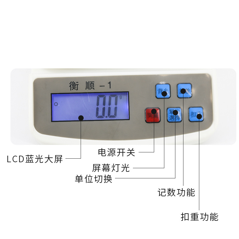 La esencia del cerdo que pesa la escala electrónica cuatro especificaciones se puede seleccionar la inseminación artificial de la unidad 0,1g que cría la escala electrónica