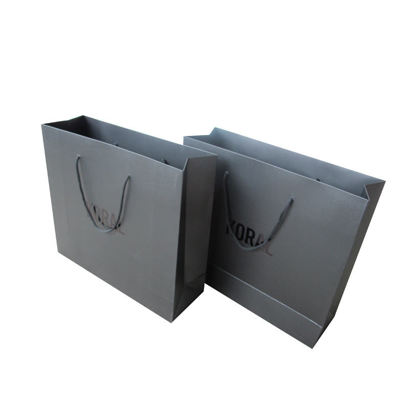 纯黑色纸袋手提袋   服装手提袋印刷  礼品纸袋