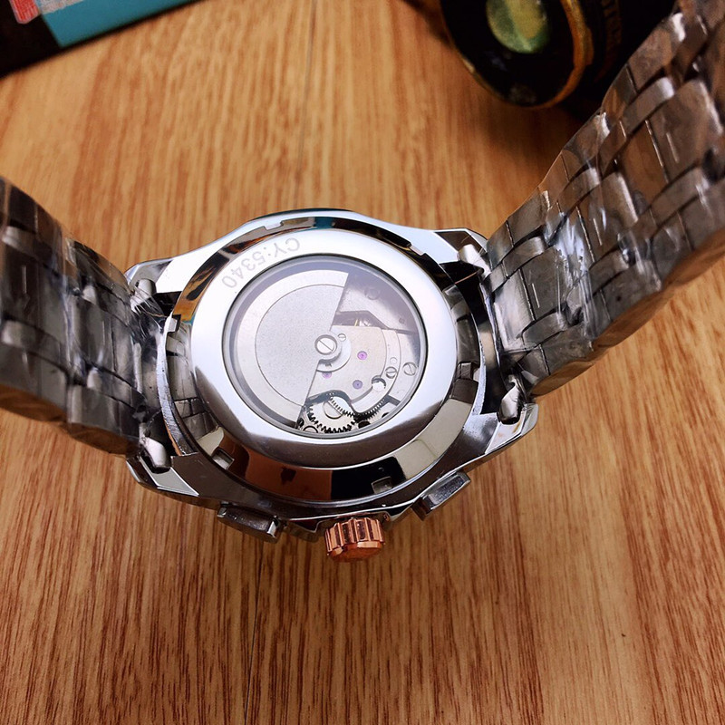 Casual Men's Steel Mechanical Watch