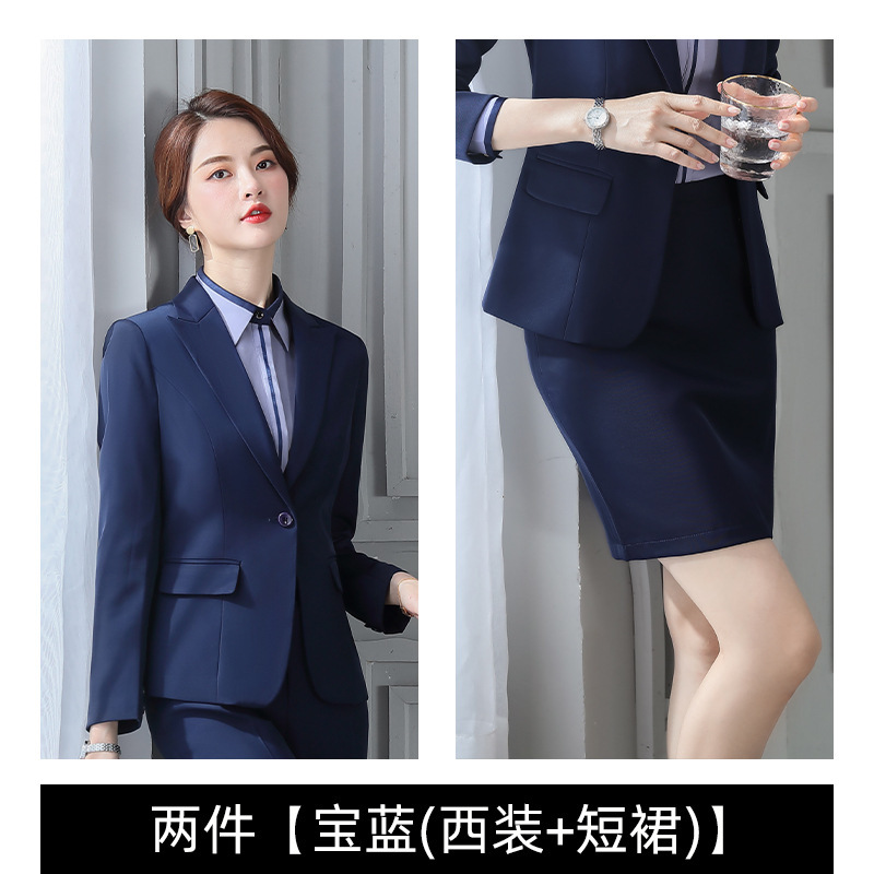 Blue classic suit jacket