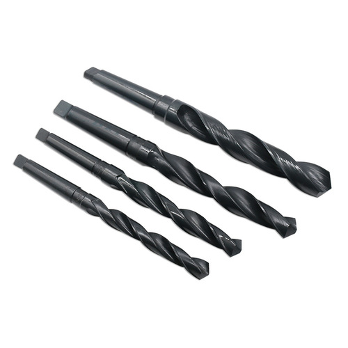 HSS-4241 High Speed ​​Steel Morse Taper Shank Twist Drill Bit Metal Board Copper Aluminum Alloy Plastic Hole Drilling Tip