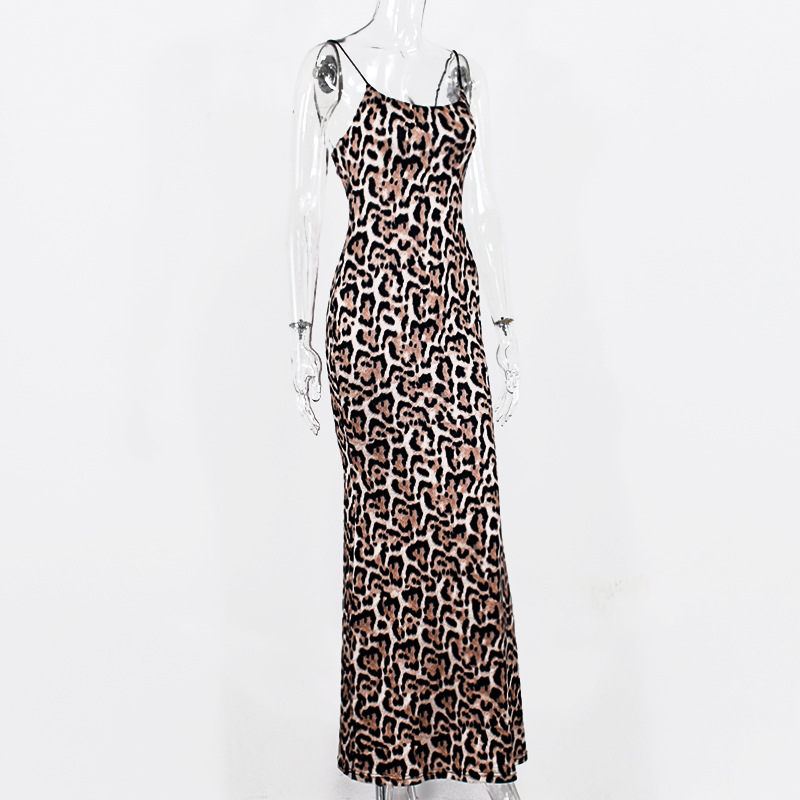 Leopard Print Cami Bodycon Dress