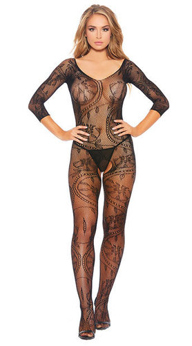 Lingerie, European and American Pajamas, Amazon Sexy Dragon Cut Stockings, Full Body Suit 606