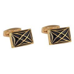 Best-selling business cufflinks French-style shirt cuff fasteners enameled painted cufflinks 51426