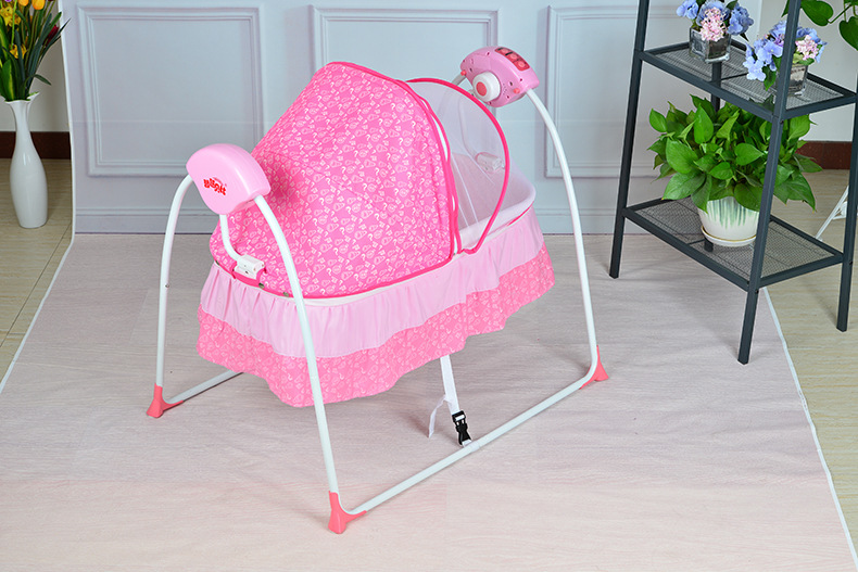 婴儿智能电动摇椅摇床秋千哄娃神器婴儿床批发详情图10