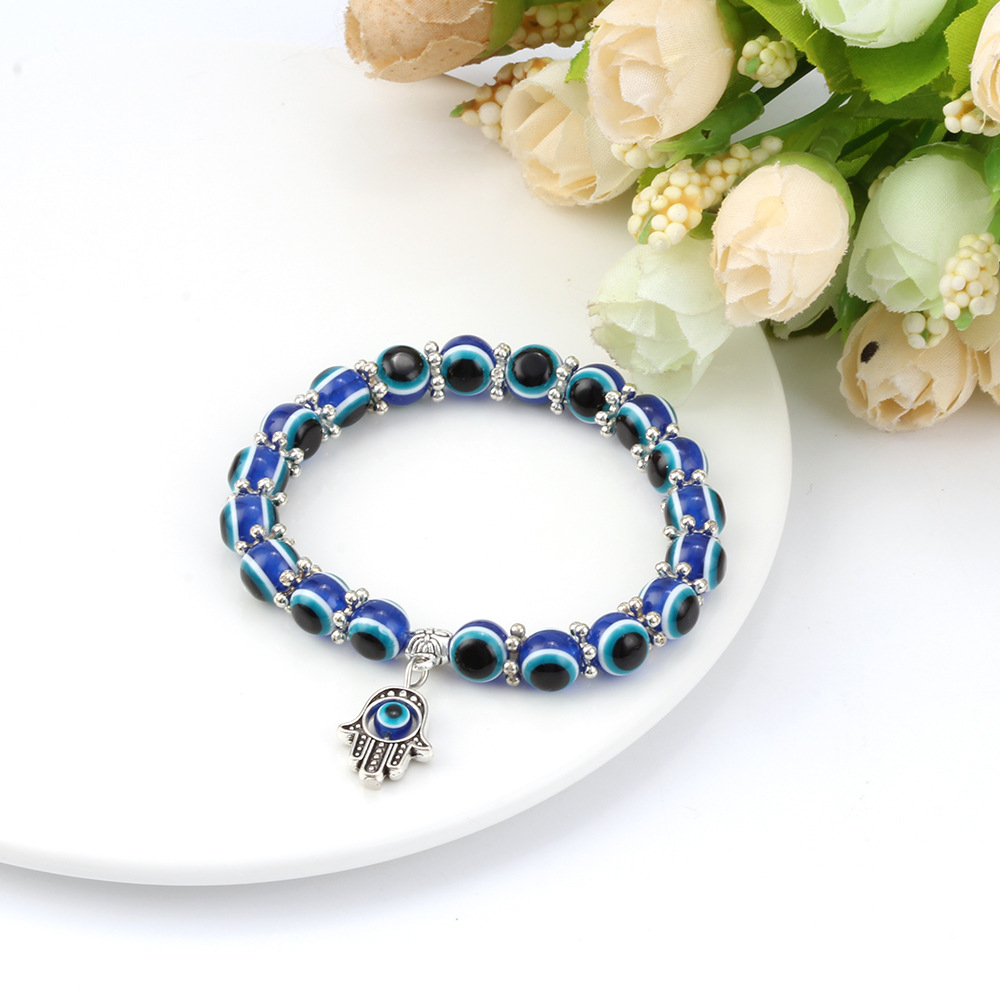 Simple Style Eye Resin Beaded Women's Bracelets 1 Piece display picture 2