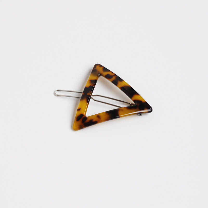 Retro Leopard Print Love Geometric Hairpin display picture 14