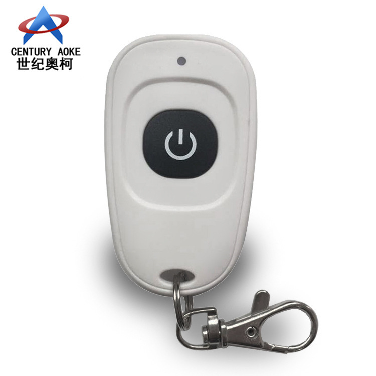 供应鸭蛋无线遥控器固定码学习码黑白两色1键/2键/3键/4键遥控器