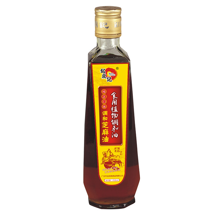 厂家批发 四川特产铭鼎记芝麻香油火锅香油串串拌菜香油450ml|ms