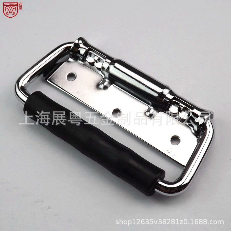 AW423 engrosado resorte plegable mango caja de herramientas móvil mango caja de madera anillo mango caja de equipos industriales mango