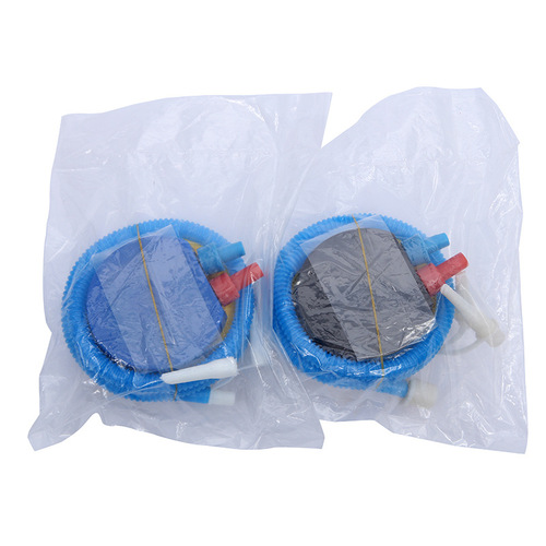 Manufacturer wholesale foot pump, balloon aluminum film ball inflatable, small simple plastic mini inflatable pump