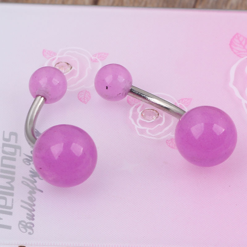 Pointed titanium steel lip stud product view